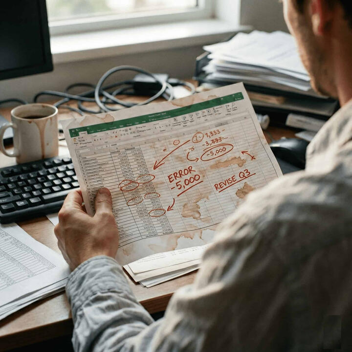 negocio desorganizado que trabaja mucho pero no crece